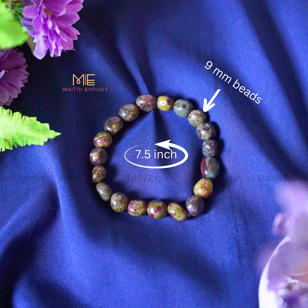 Small Tumble Crystal Beads Bracelet-Maitri Export | Crystals Store
