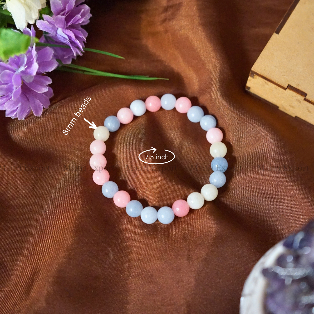 Morganite ( duplicate )8mm Crystal Healing Bracelet-Maitri Export | Crystals Store