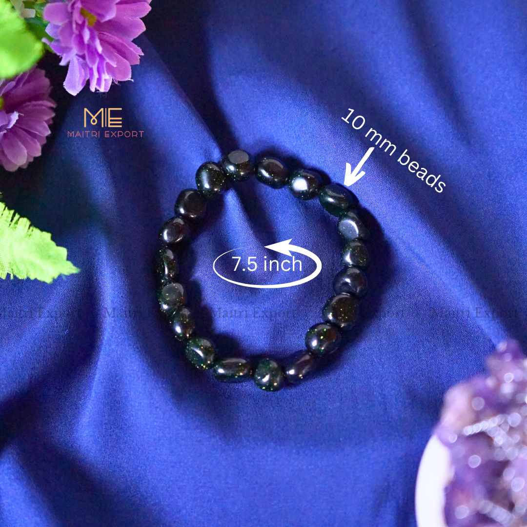 Small Tumble Crystal Beads Bracelet-Maitri Export | Crystals Store