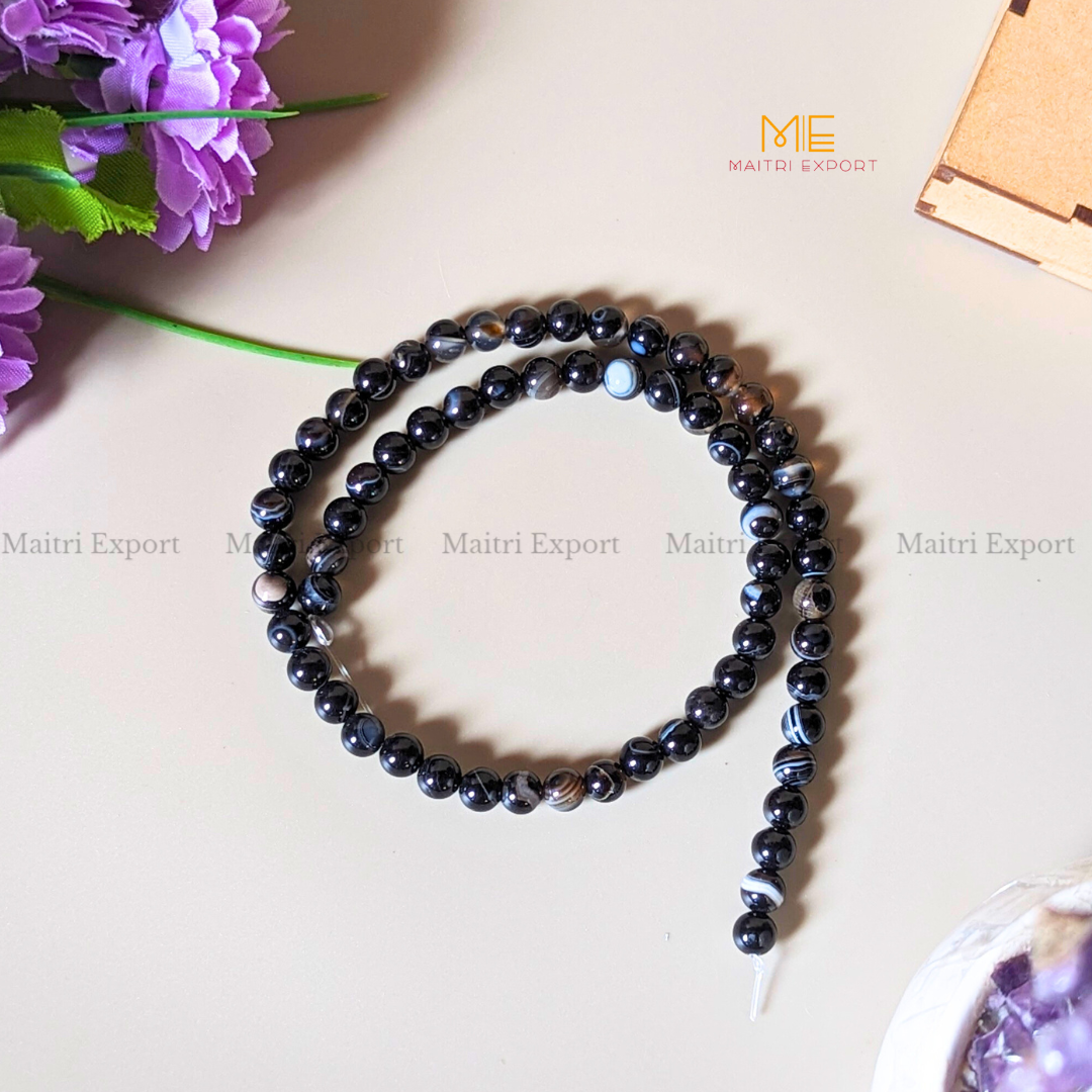 6mm loose round crystal beads strand / line-Maitri Export | Crystals Store