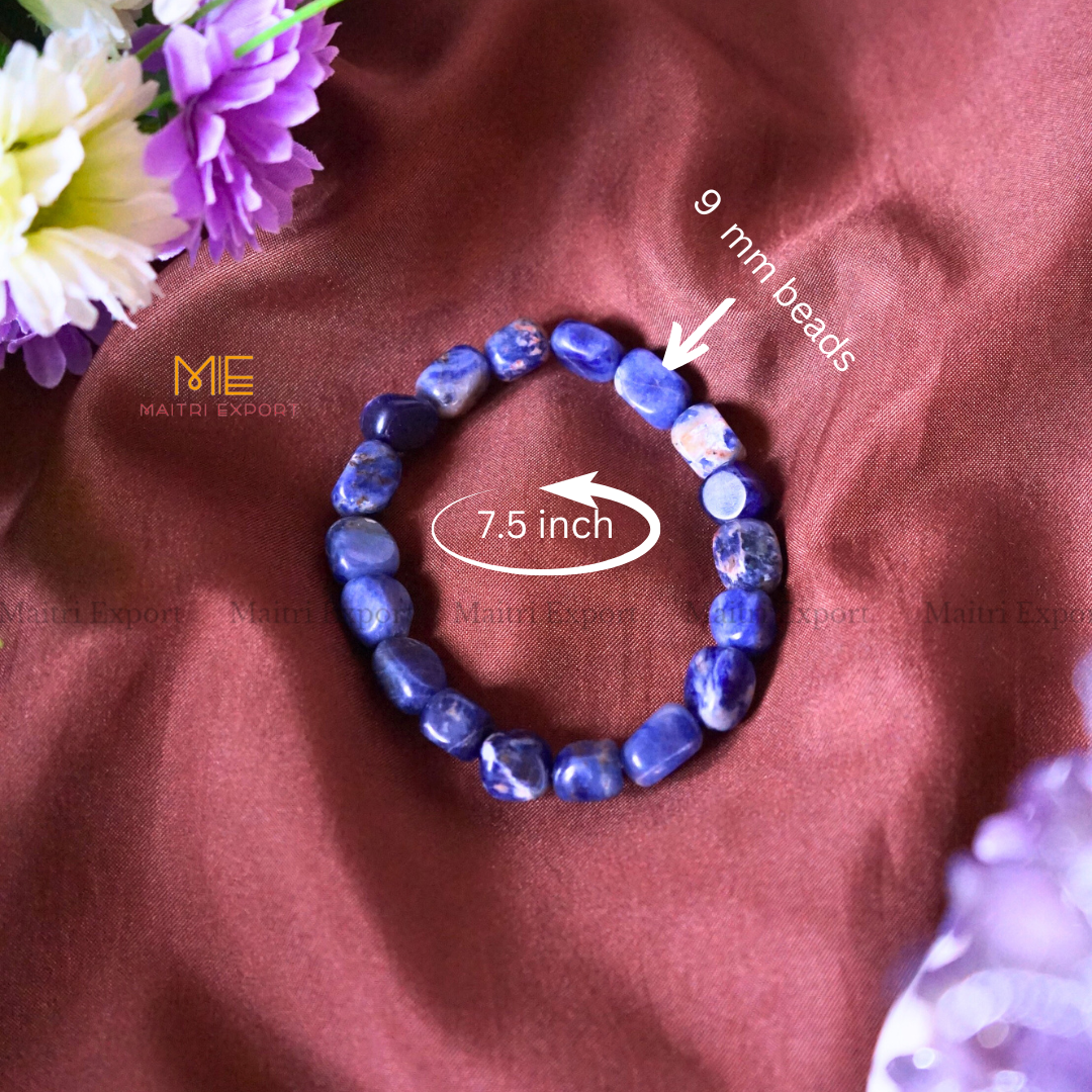 Small Tumble Crystal Beads Bracelet-Maitri Export | Crystals Store