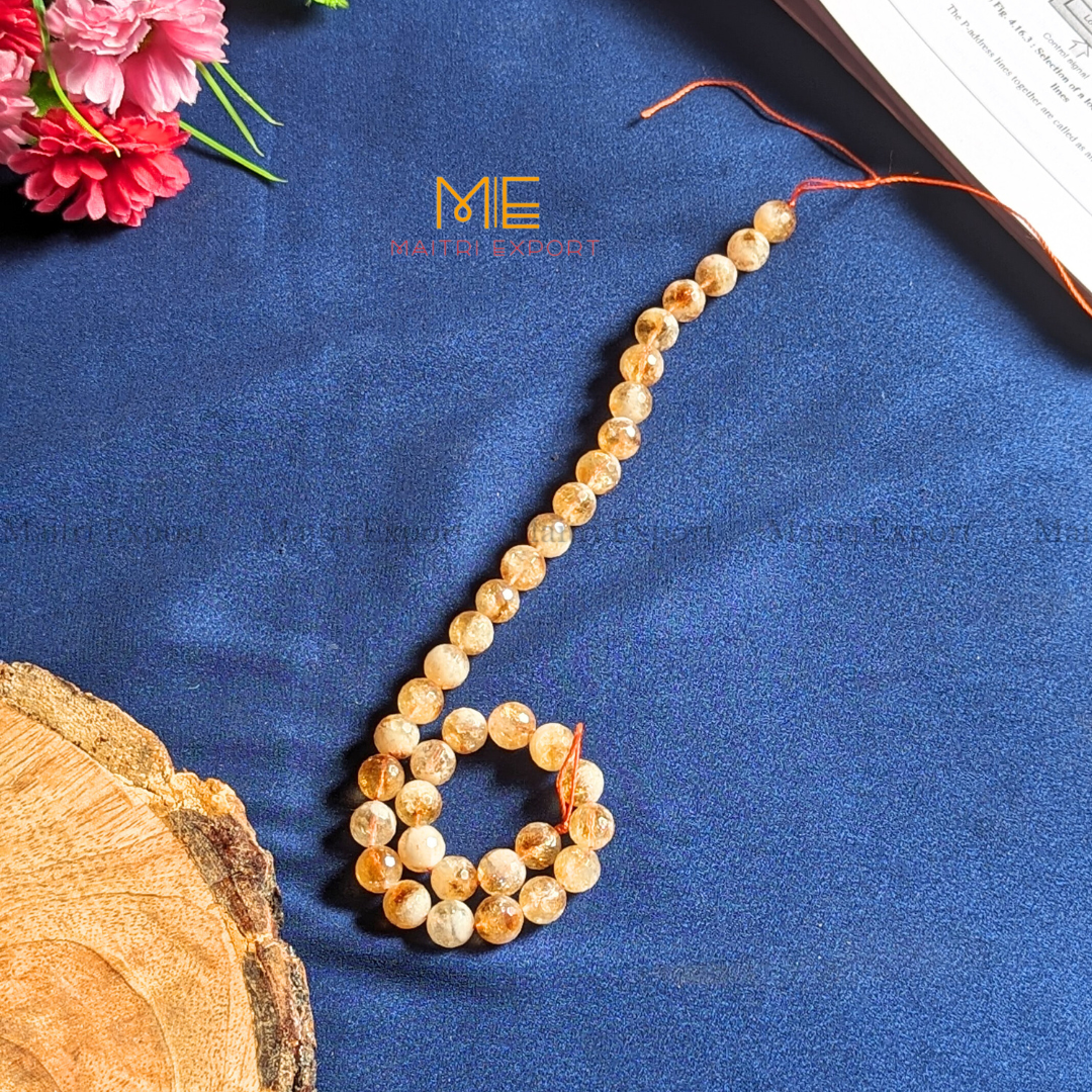 Loose 10mm Crystal Beads Faceted / Diamond cut Line for Bracelets / Jewellery-Maitri Export | Crystals Store