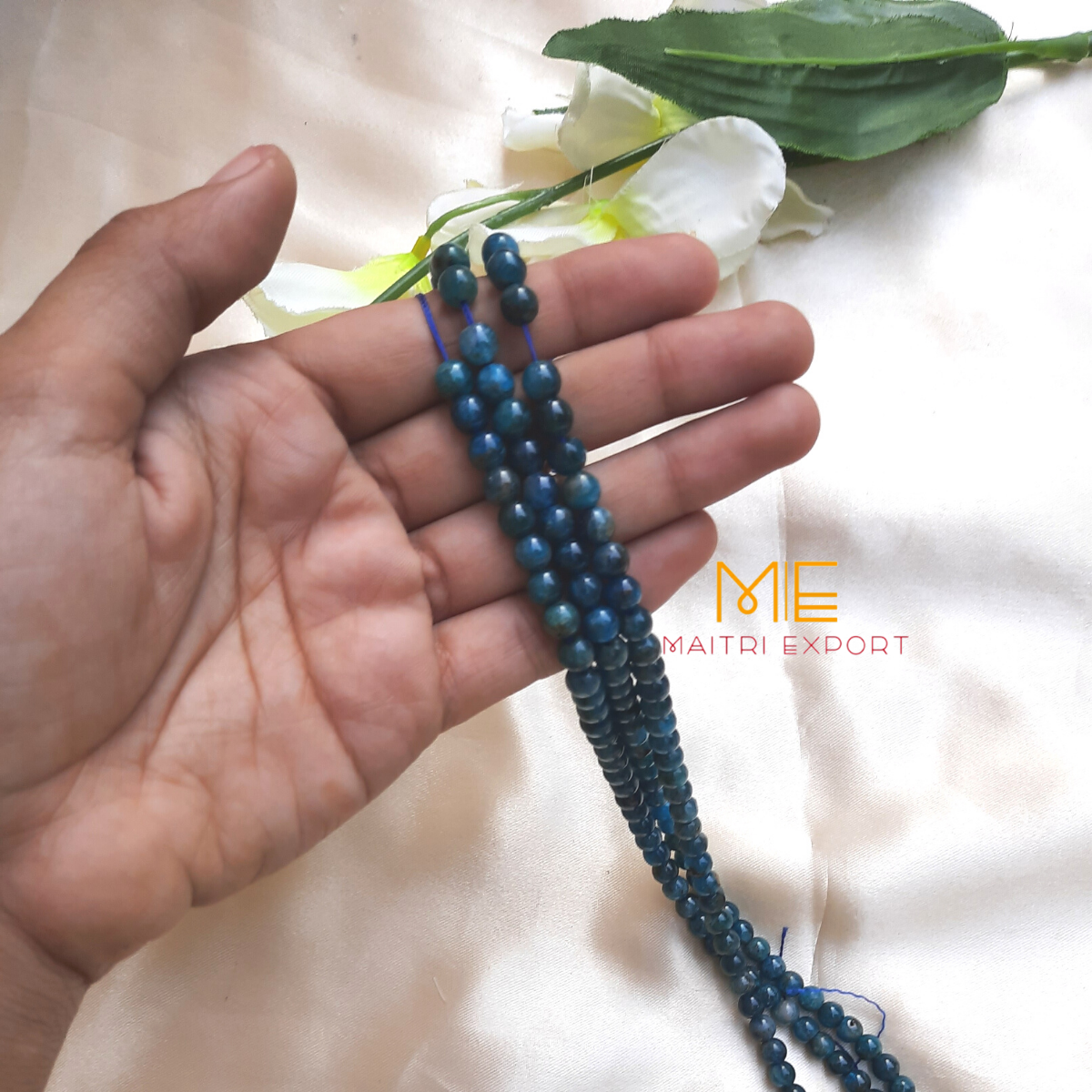 6mm loose round crystal beads strand / line-Maitri Export | Crystals Store