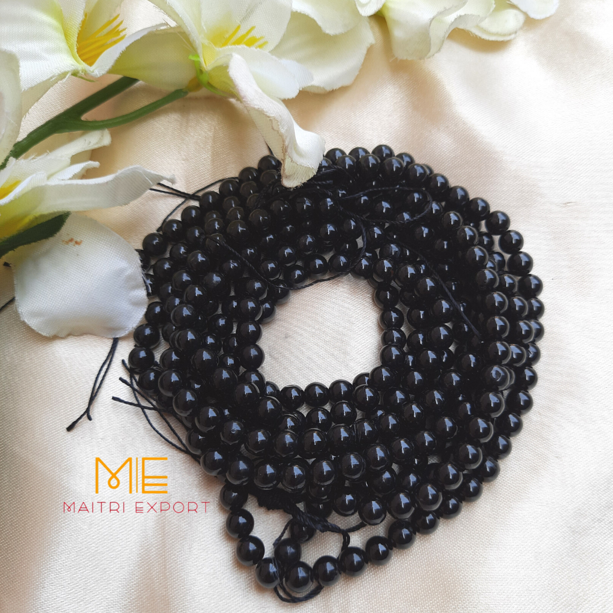 6mm loose round crystal beads strand / line-Maitri Export | Crystals Store