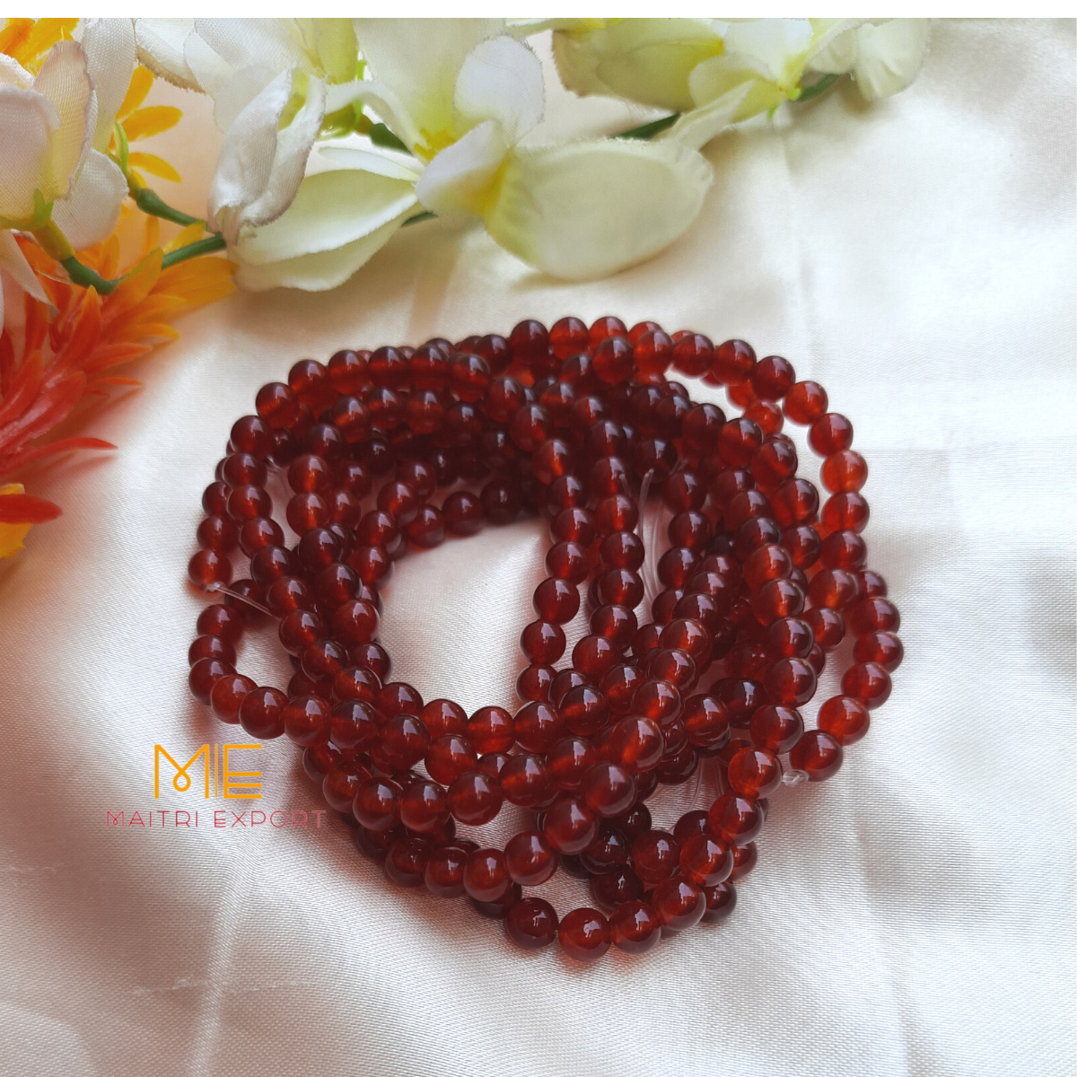 6mm loose round crystal beads strand / line-Maitri Export | Crystals Store