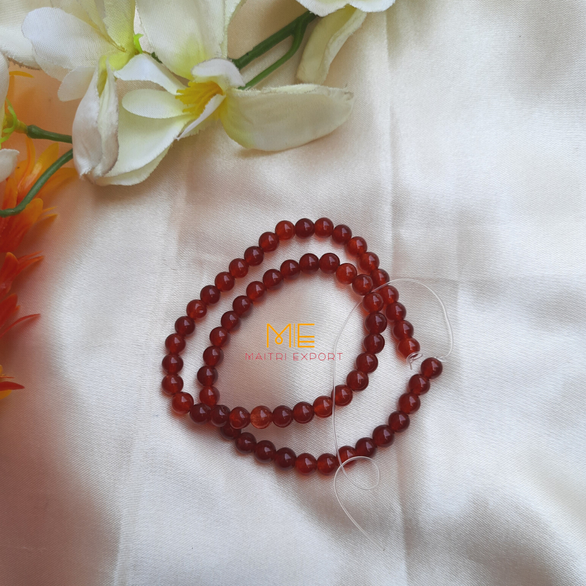 6mm loose round crystal beads strand / line-Maitri Export | Crystals Store