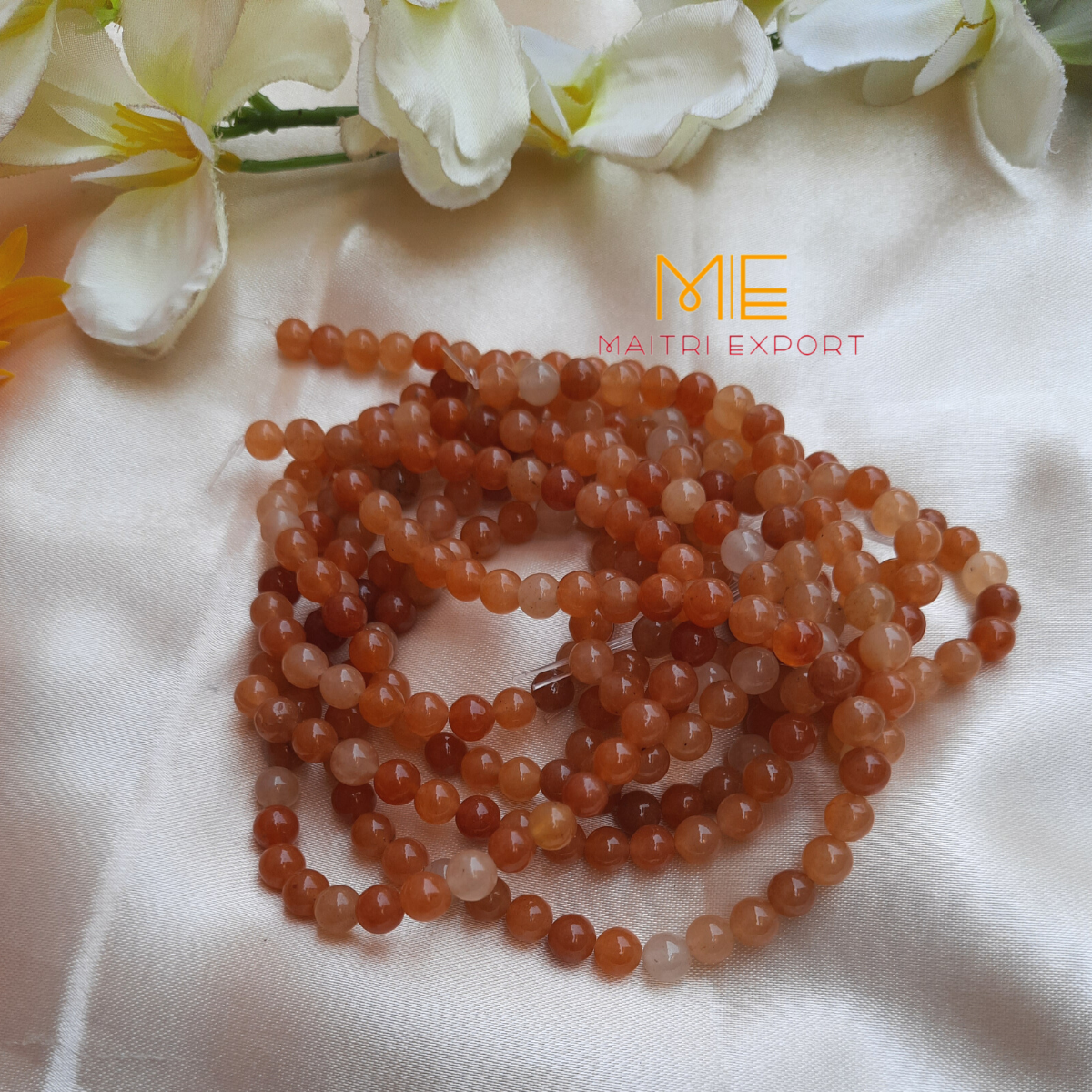 6mm loose round crystal beads strand / line-Maitri Export | Crystals Store