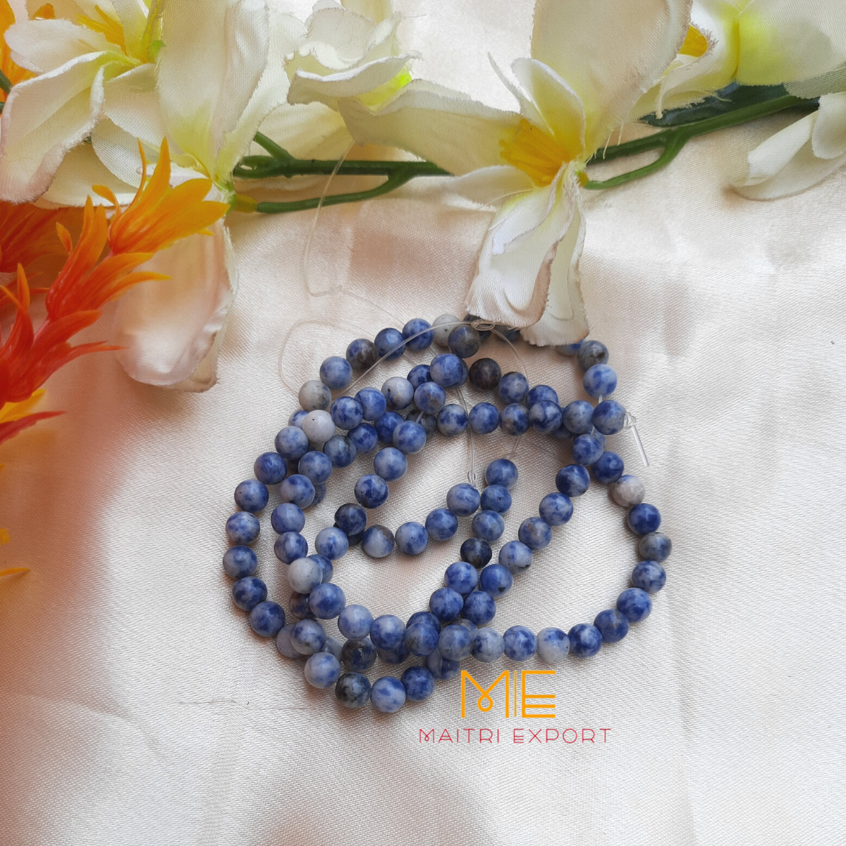 6mm loose round crystal beads strand / line-Maitri Export | Crystals Store