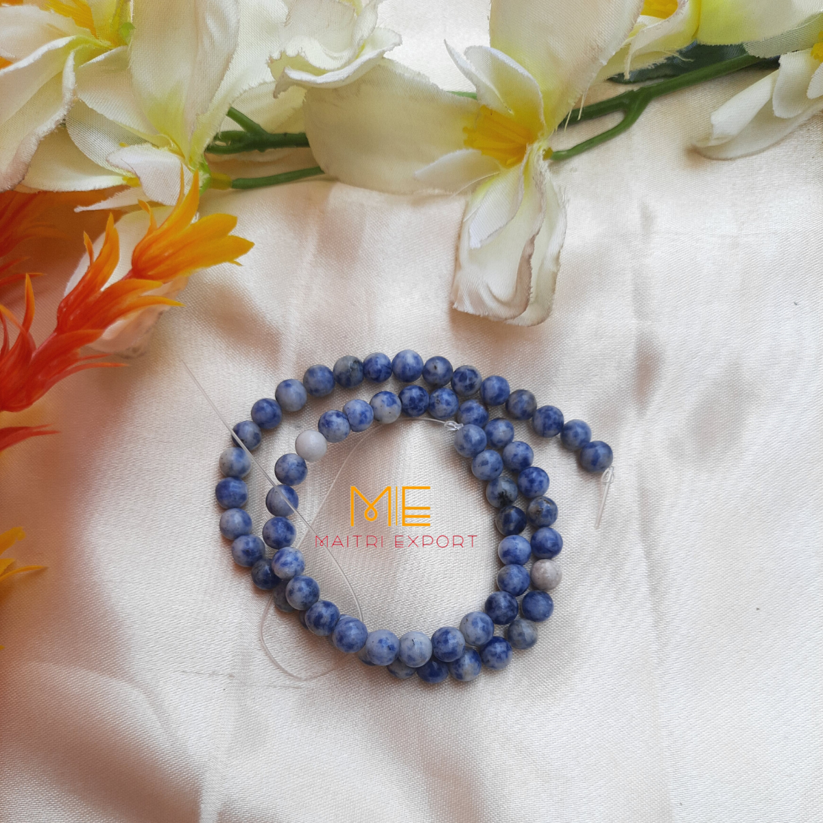 6mm loose round crystal beads strand / line-Maitri Export | Crystals Store