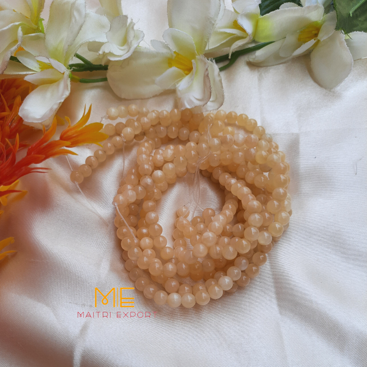 6mm loose round crystal beads strand / line-Maitri Export | Crystals Store