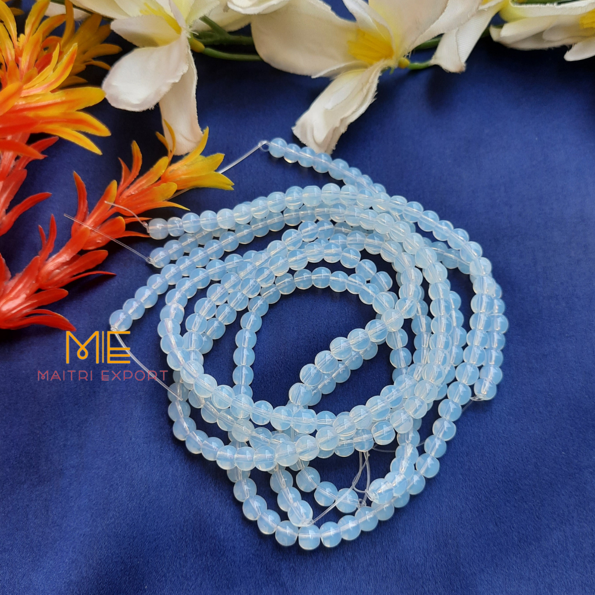 6mm loose round crystal beads strand / line-Maitri Export | Crystals Store