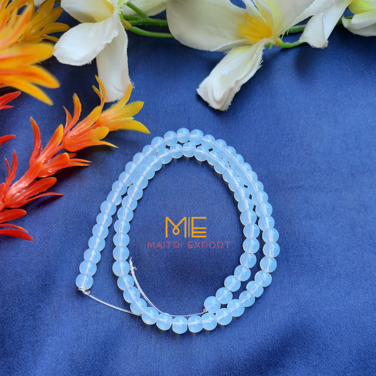 6mm loose round crystal beads strand / line-Maitri Export | Crystals Store