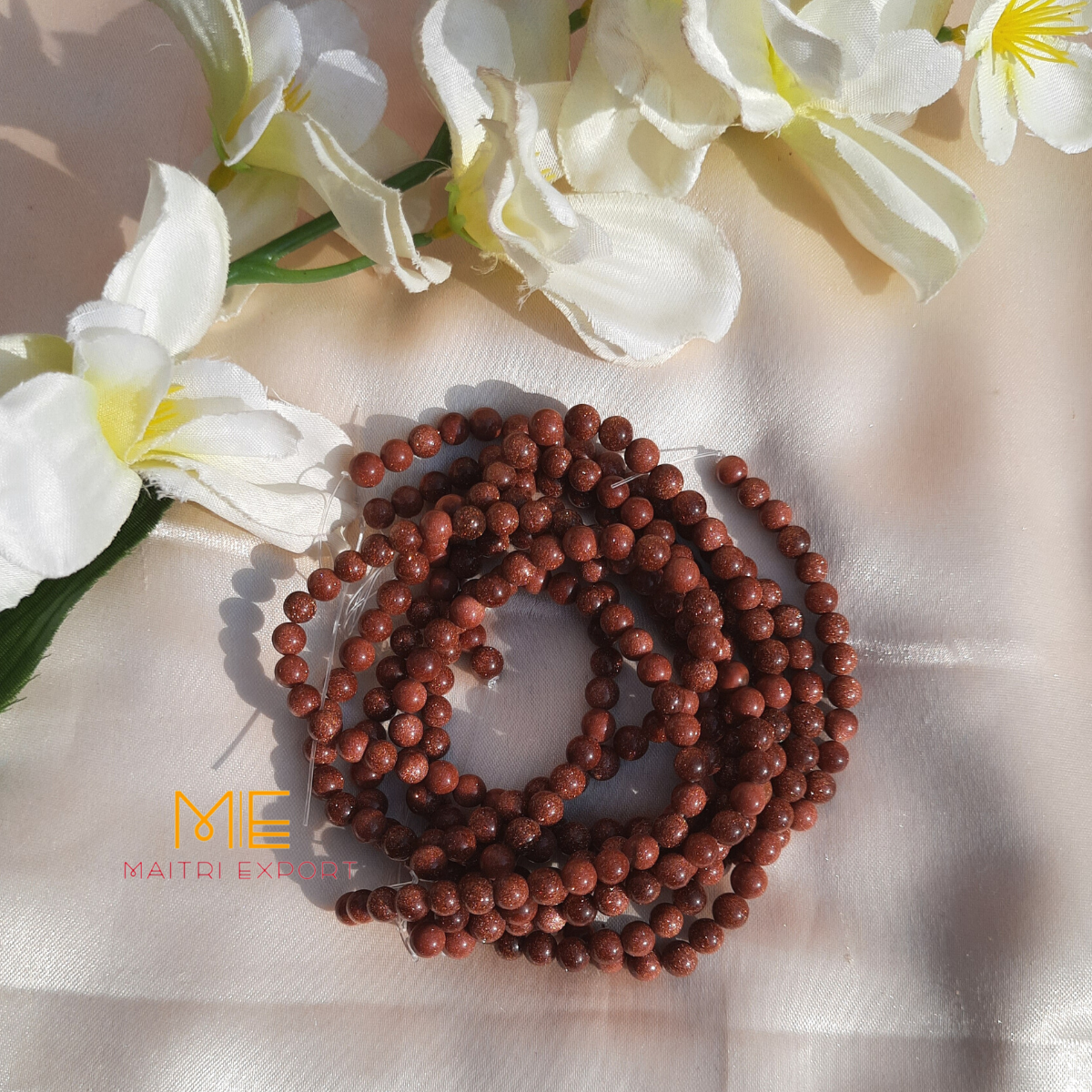 6mm loose round crystal beads strand / line-Maitri Export | Crystals Store