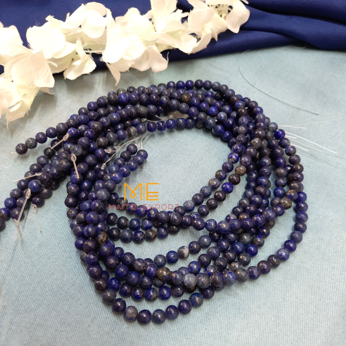 6mm loose round crystal beads strand / line-Maitri Export | Crystals Store