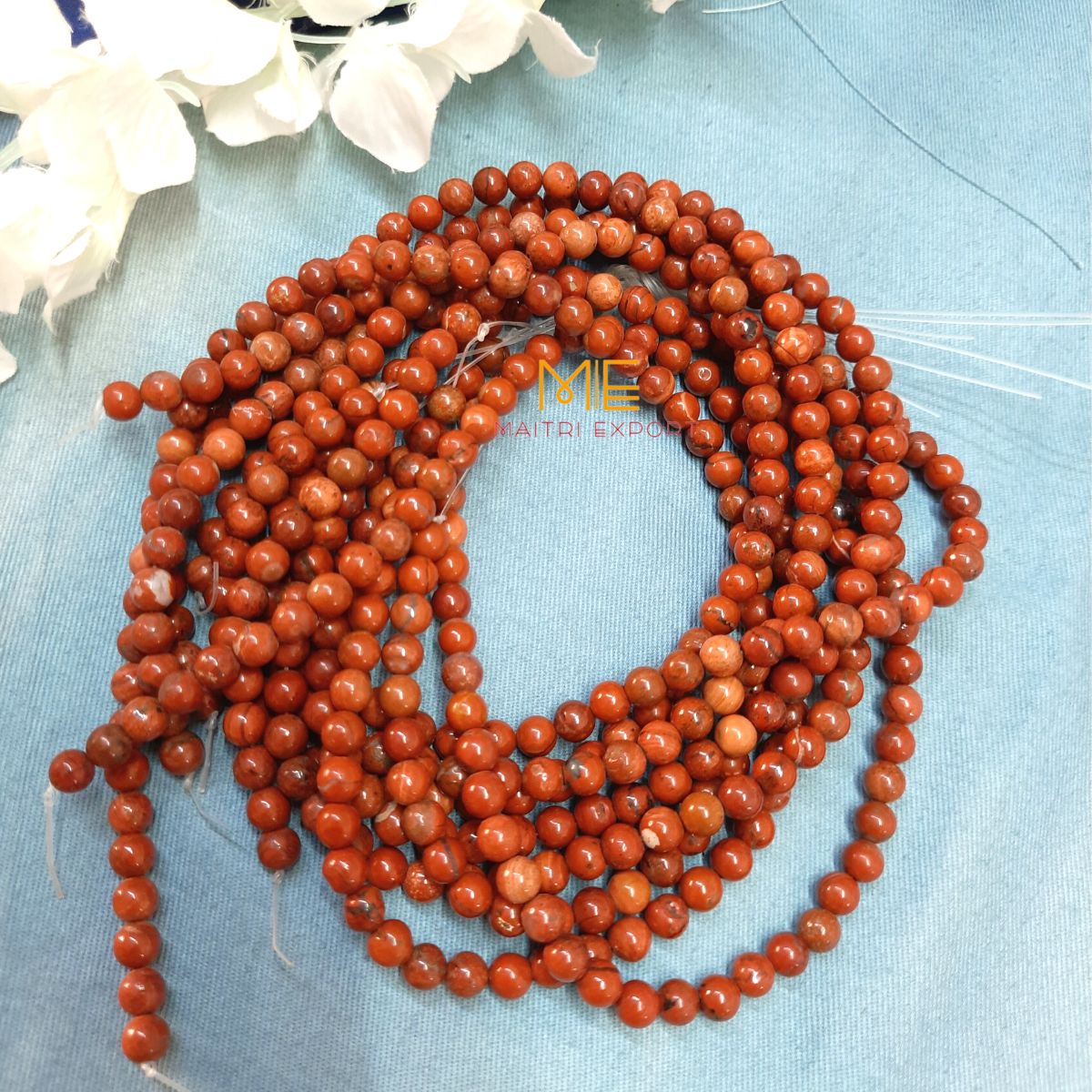 6mm loose round crystal beads strand / line-Maitri Export | Crystals Store