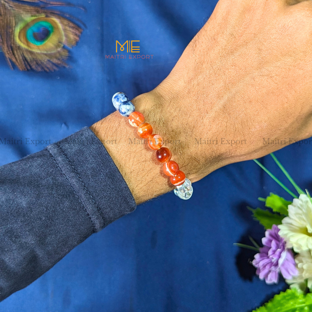 Shine in Education Purpose / Intention Crystal Healing Bracelet-Maitri Export | Crystals Store