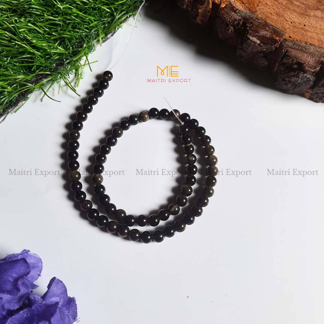 6mm loose round crystal beads strand / line-Maitri Export | Crystals Store
