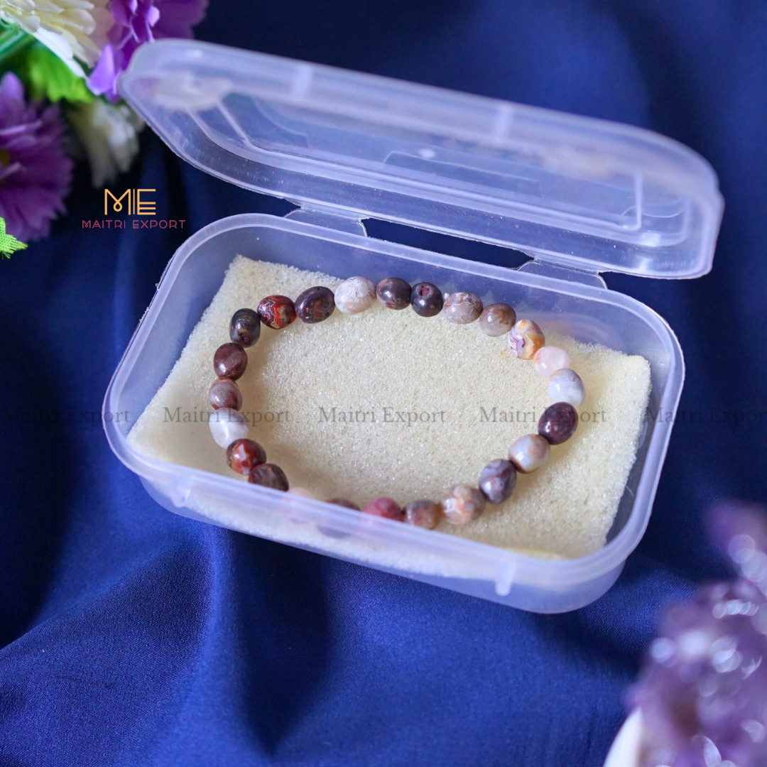 Small Tumble Crystal Beads Bracelet-Maitri Export | Crystals Store