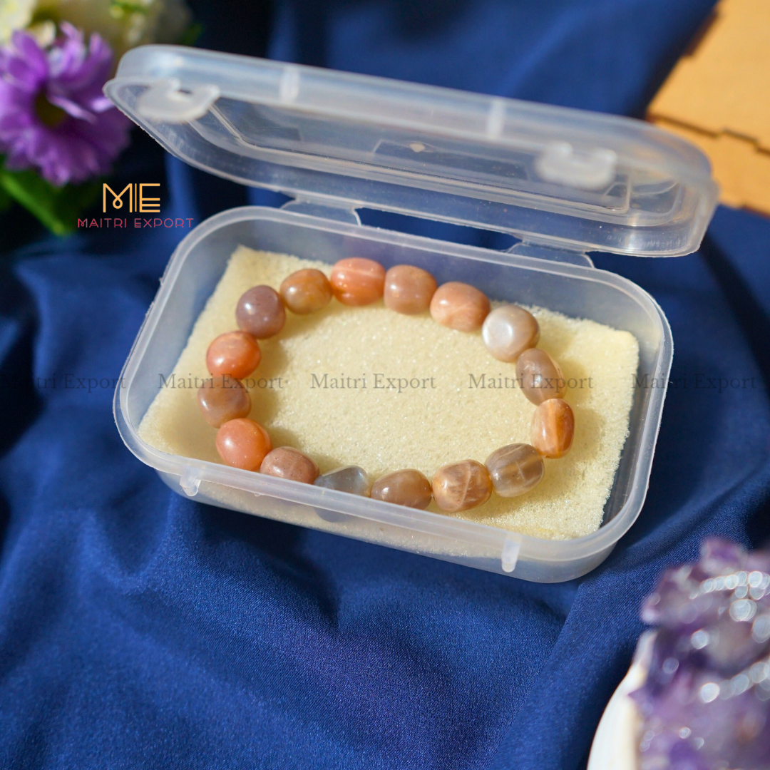 Small Tumble Crystal Beads Bracelet-Maitri Export | Crystals Store