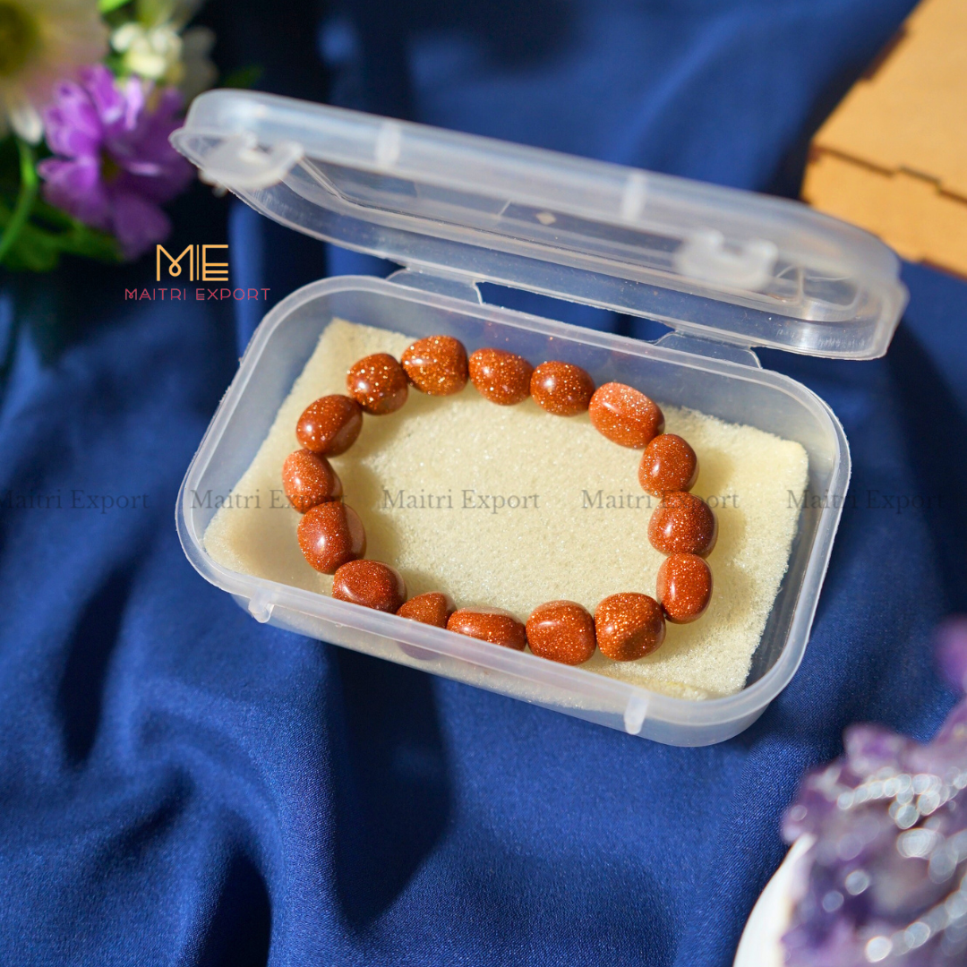 Small Tumble Crystal Beads Bracelet-Maitri Export | Crystals Store