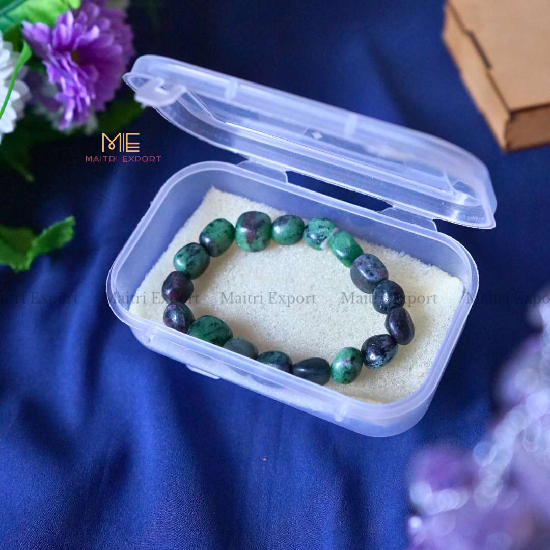 Small Tumble Crystal Beads Bracelet-Maitri Export | Crystals Store
