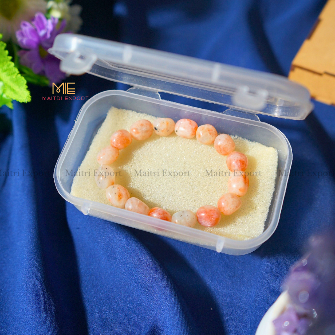 Small Tumble Crystal Beads Bracelet-Maitri Export | Crystals Store