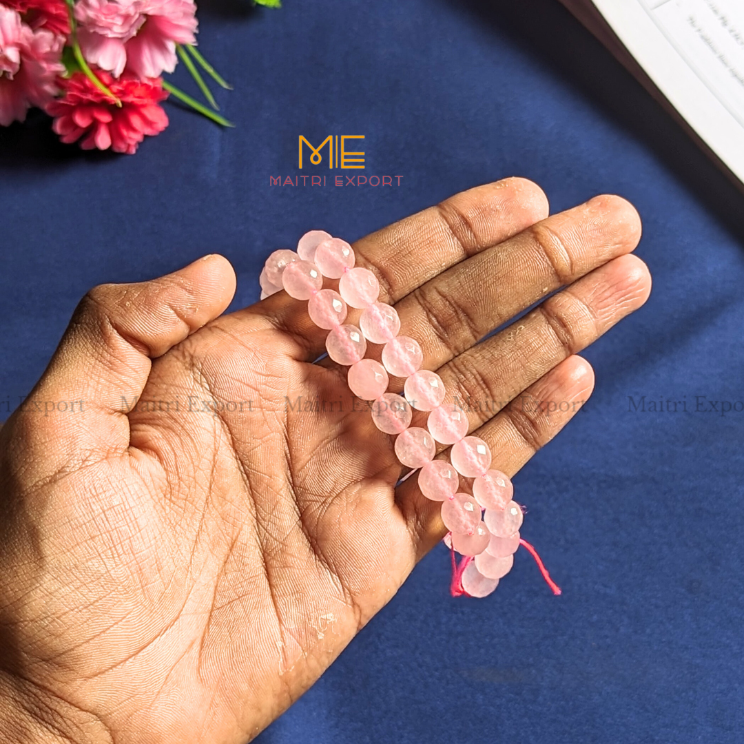Loose 10mm Crystal Beads Faceted / Diamond cut Line for Bracelets / Jewellery-Maitri Export | Crystals Store