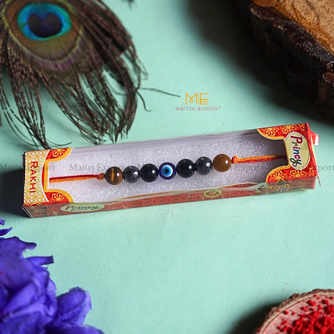 Natural crystal stone purposed rakhi-Maitri Export | Crystals Store