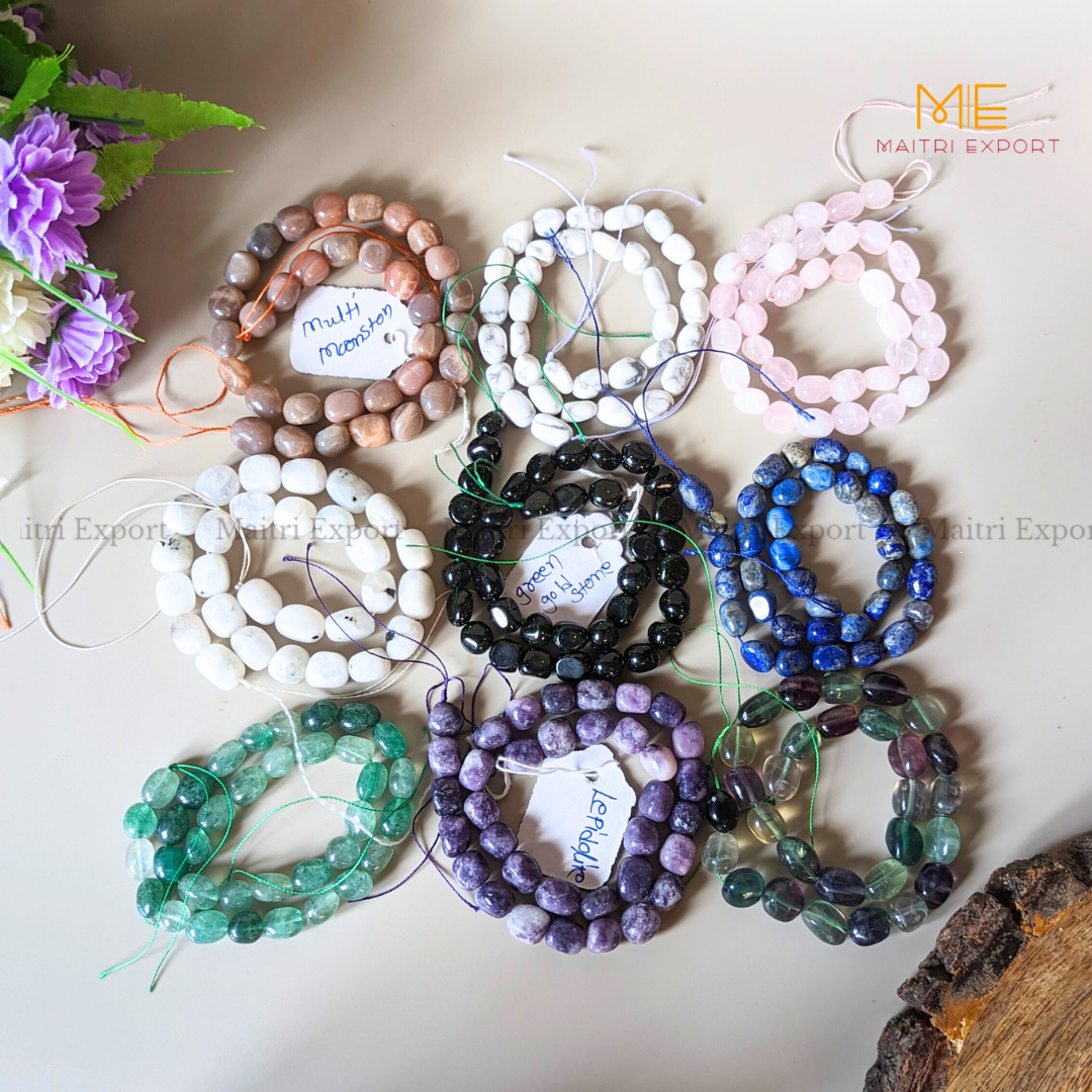 Small Tumble healing Crystal Loose Beads-Maitri Export | Crystals Store