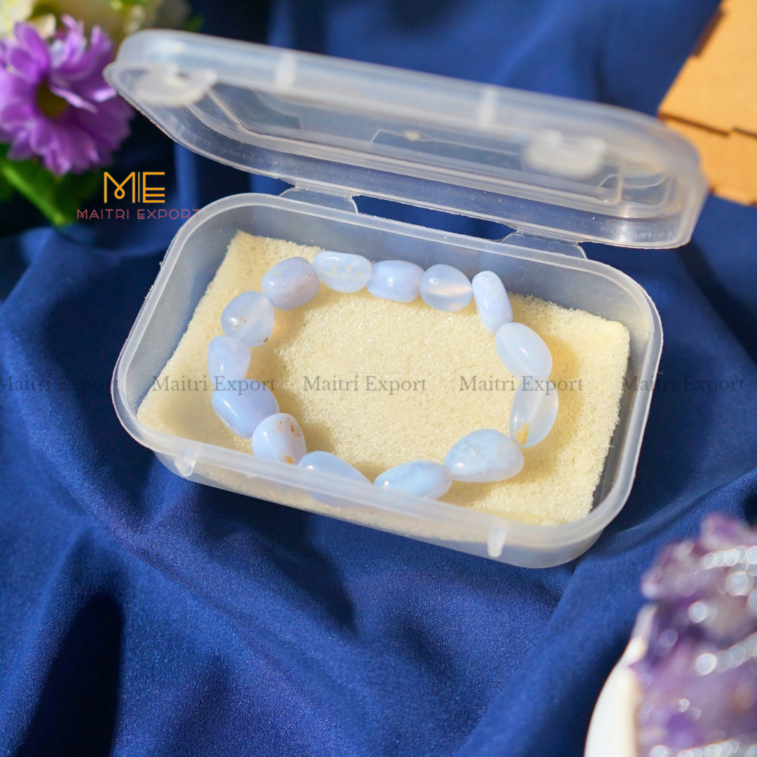 Small Tumble Crystal Beads Bracelet-Maitri Export | Crystals Store