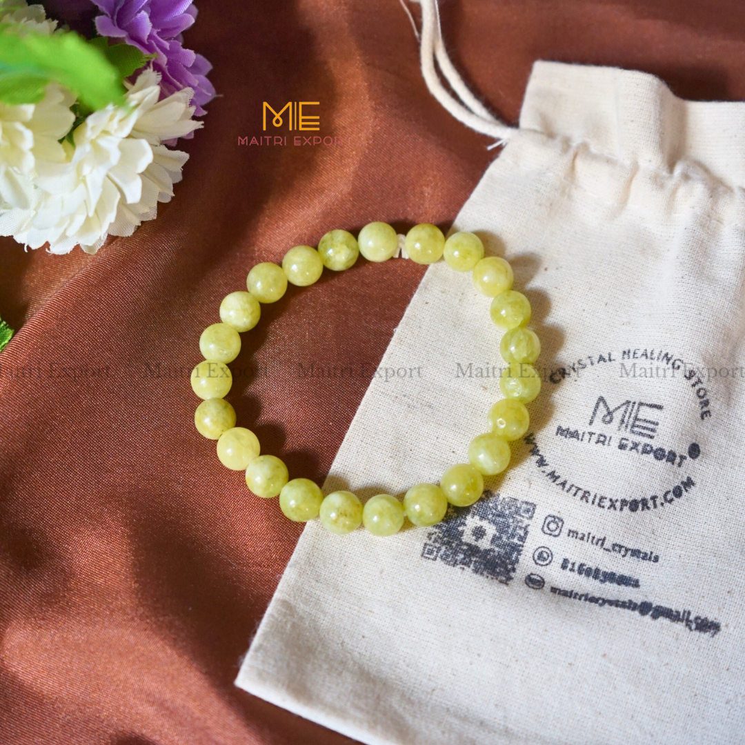 Vesuvianite 8mm Natural Crystal Healing Bracelet-Maitri Export | Crystals Store