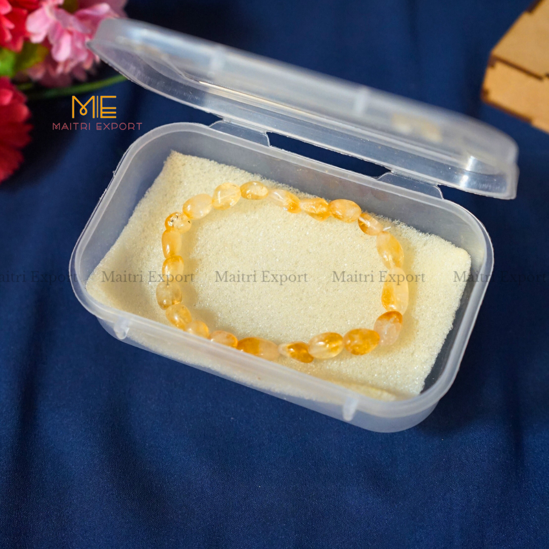 Small Tumble Crystal Beads Bracelet-Maitri Export | Crystals Store