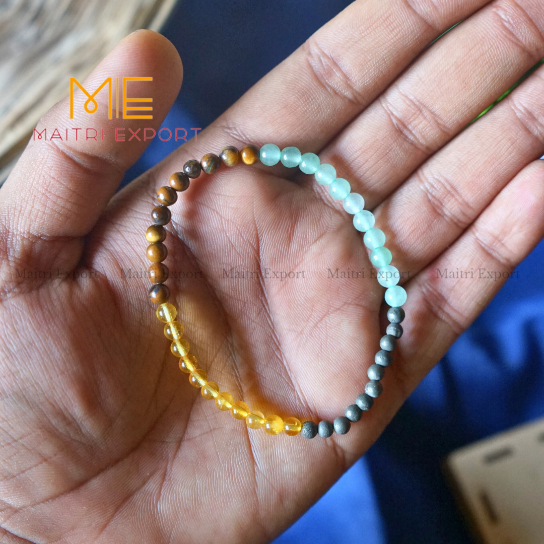 Money Magnet Bracelet-4mm-Maitri Export | Crystals Store