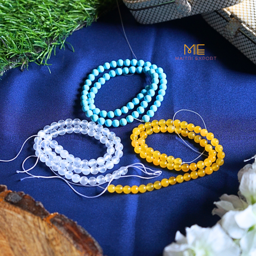 Customised Crystal Bracelet- 6mm-Maitri Export | Crystals Store