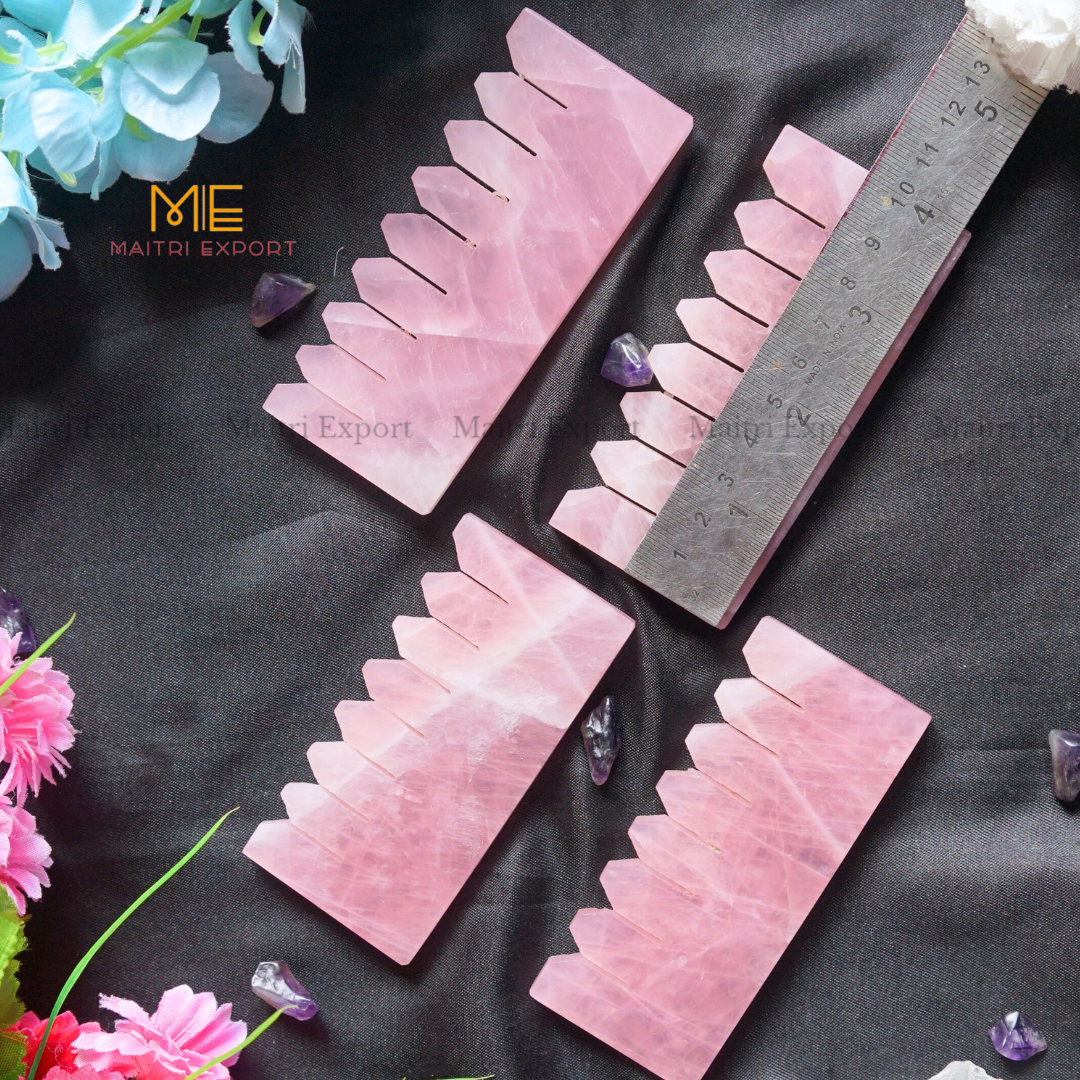 Natural Healing Crystal Stone Comb-Maitri Export | Crystals Store
