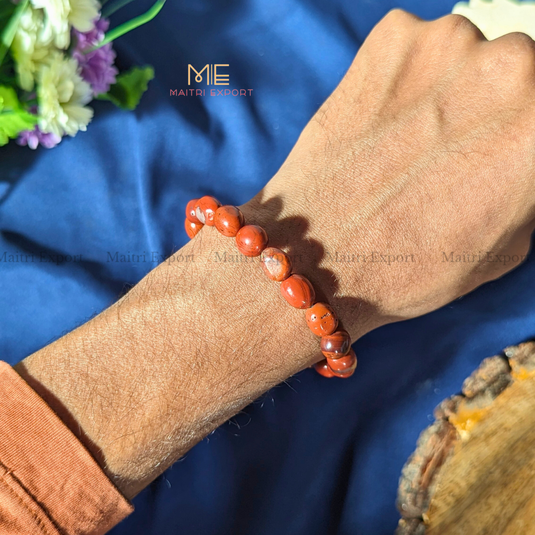 Small Tumble Crystal Beads Bracelet-Maitri Export | Crystals Store