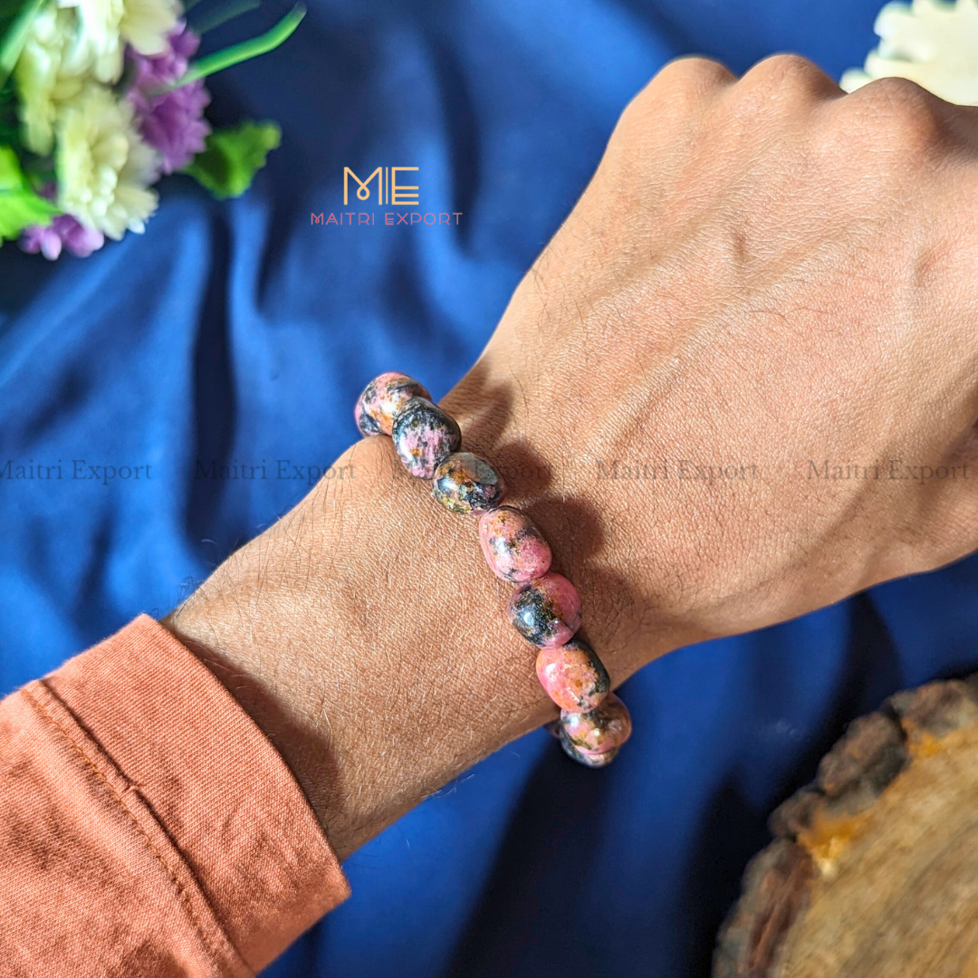 Small Tumble Crystal Beads Bracelet-Maitri Export | Crystals Store