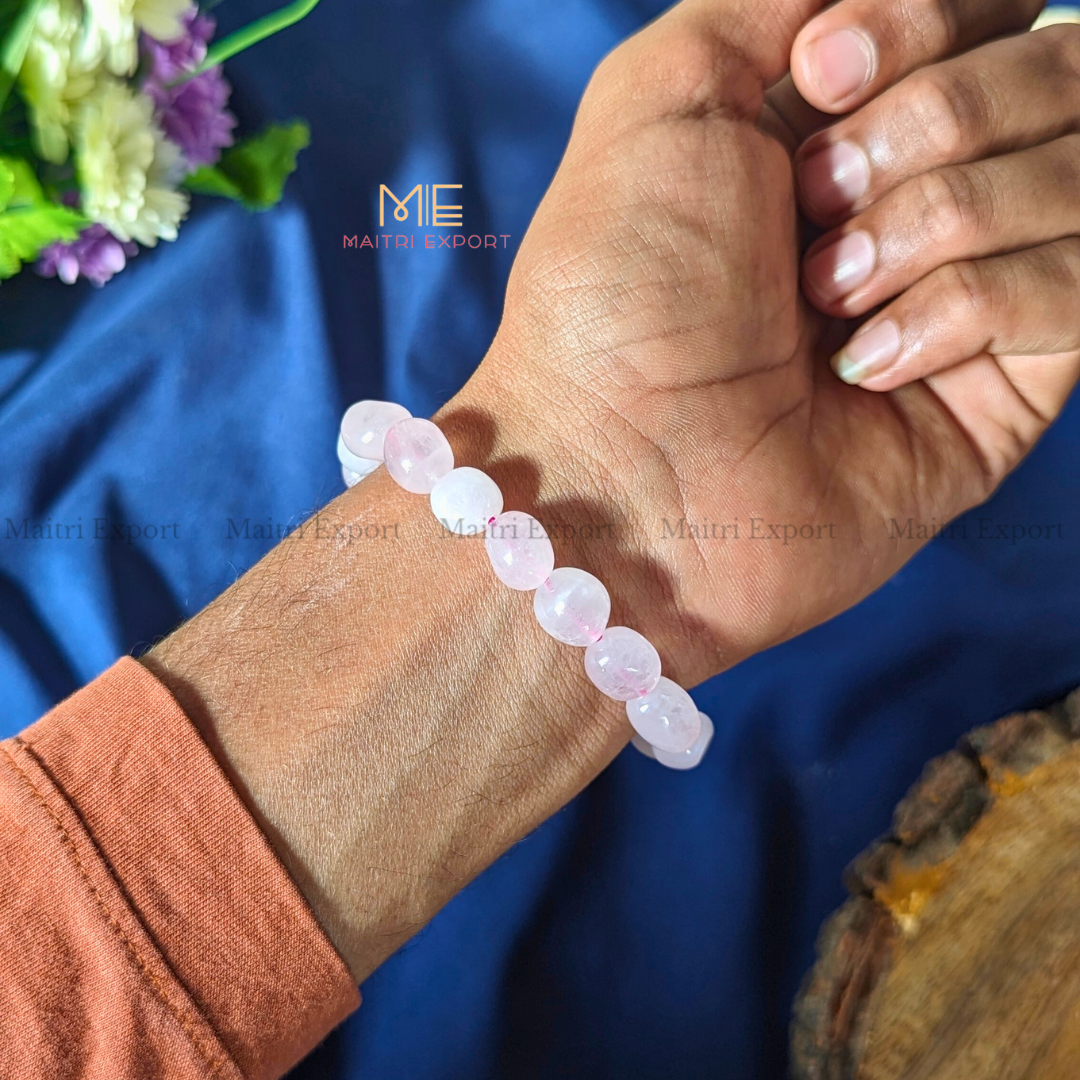 Small Tumble Crystal Beads Bracelet-Maitri Export | Crystals Store