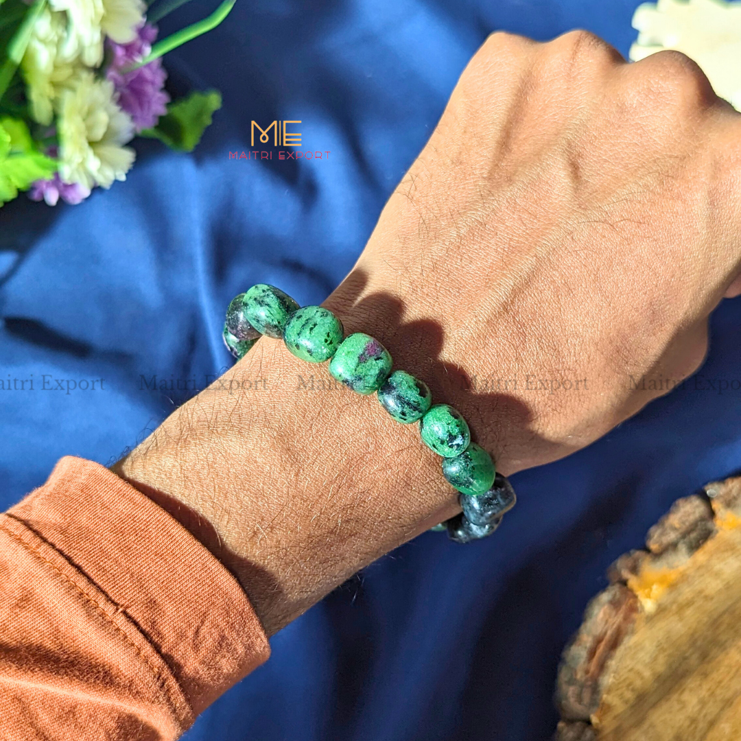 Small Tumble Crystal Beads Bracelet-Maitri Export | Crystals Store