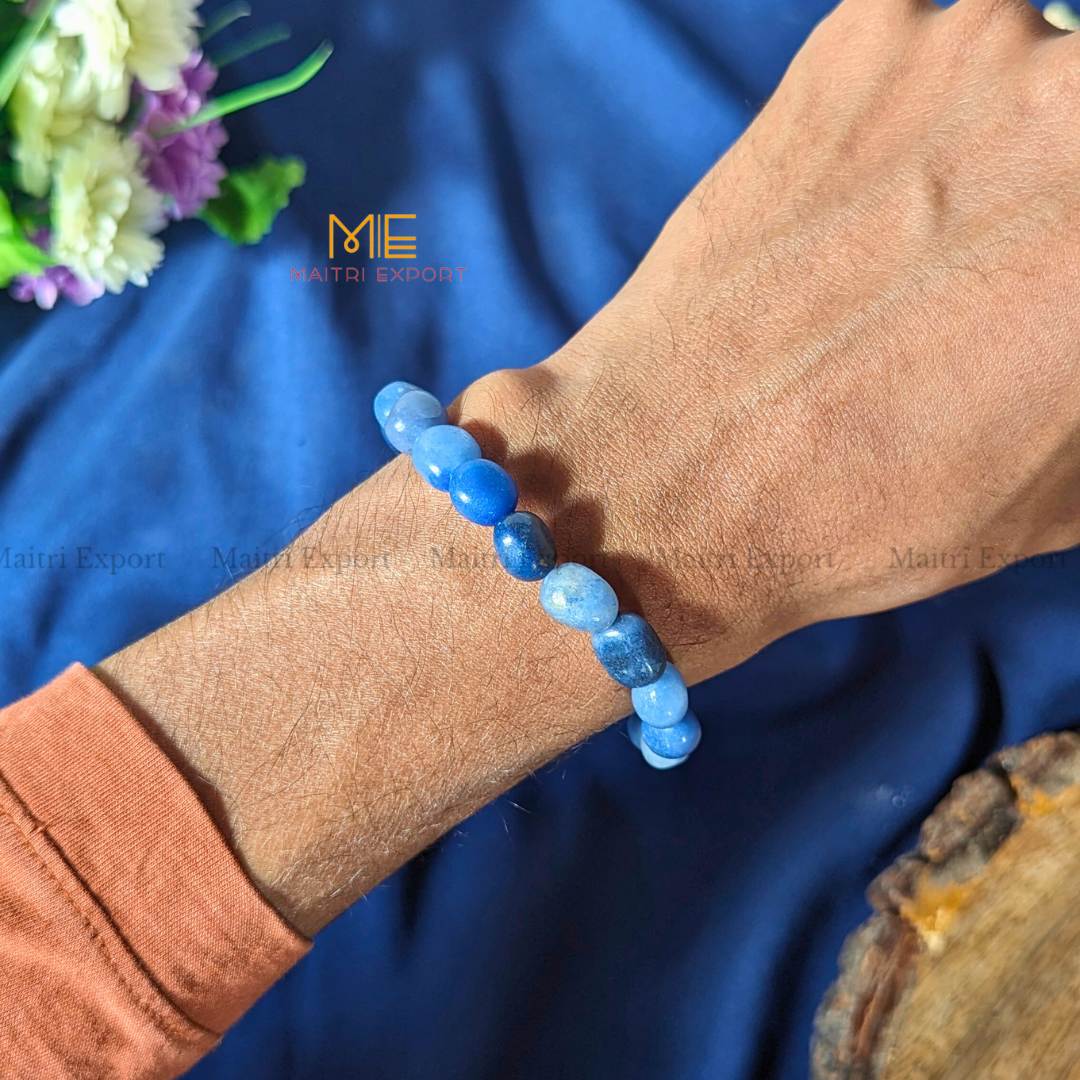 Small Tumble Crystal Beads Bracelet-Maitri Export | Crystals Store