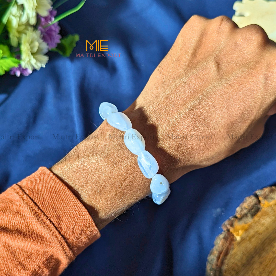 Small Tumble Crystal Beads Bracelet-Maitri Export | Crystals Store