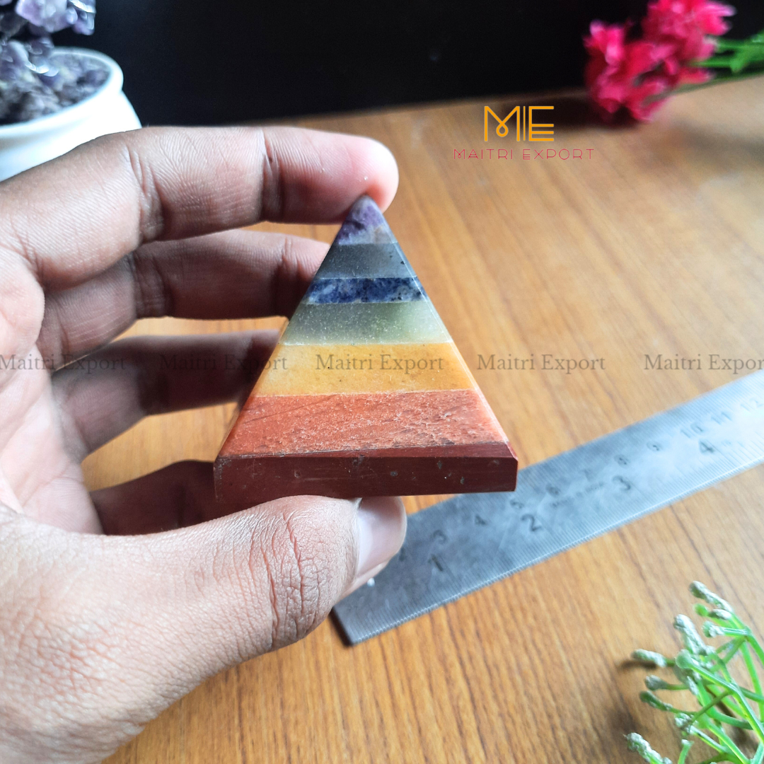 Natural Healing Crystal Pyramids ( Approx 2 inches )-Maitri Export | Crystals Store