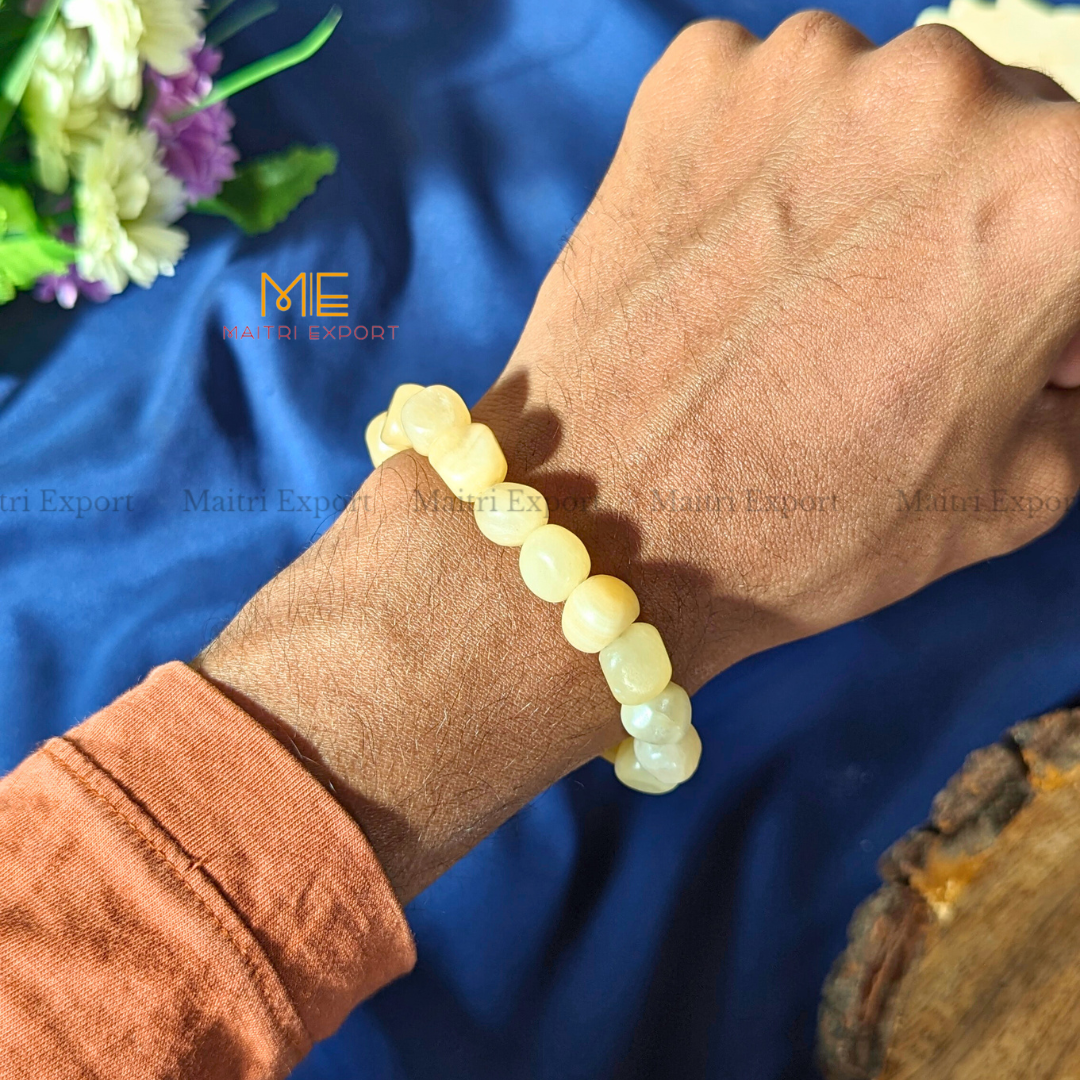 Small Tumble Crystal Beads Bracelet-Maitri Export | Crystals Store