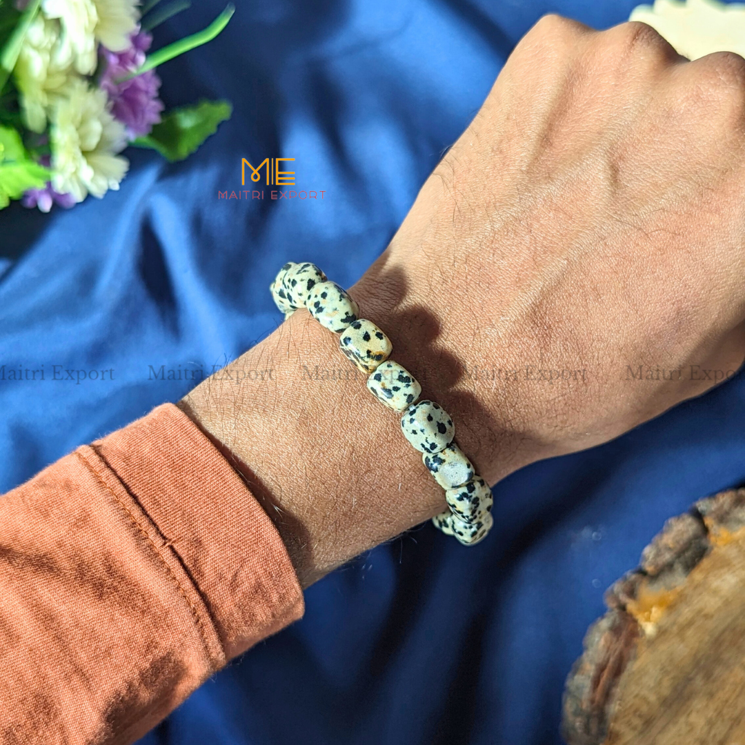 Small Tumble Crystal Beads Bracelet-Maitri Export | Crystals Store