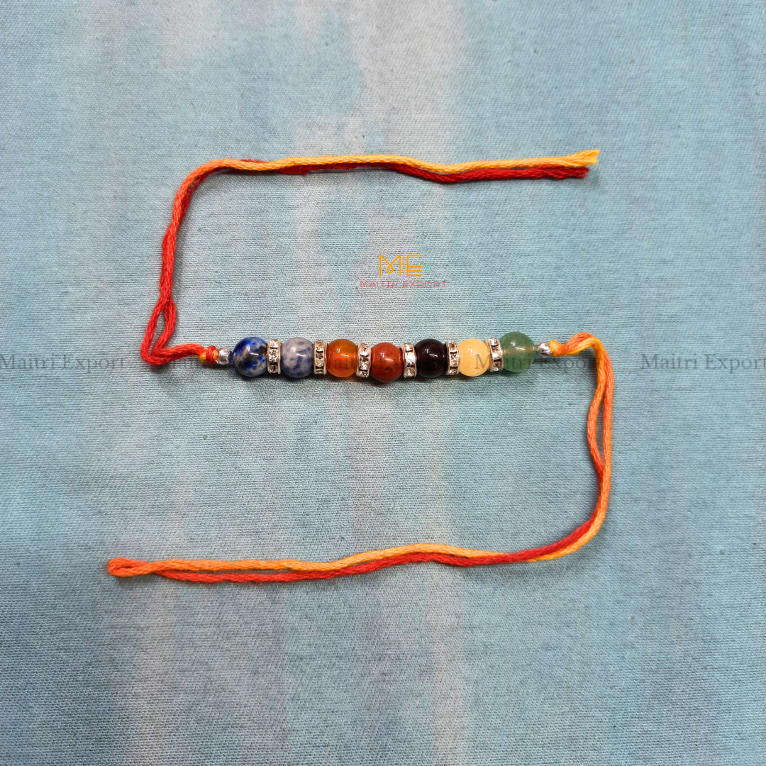 7 chakra rakhis-Maitri Export | Crystals Store
