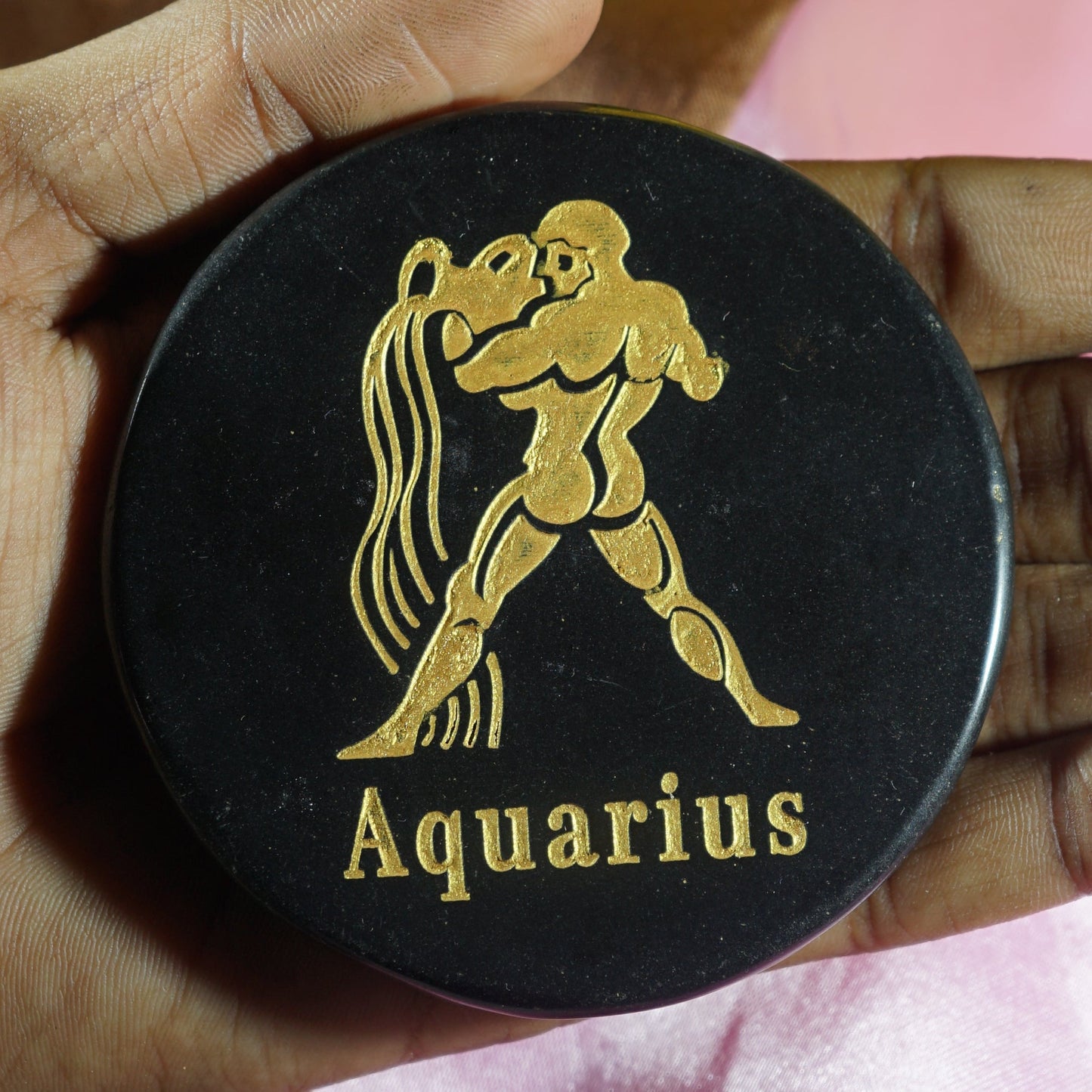 Black 3 Inch Carving Plate