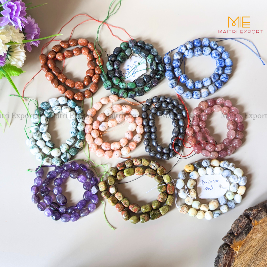 Small Tumble healing Crystal Loose Beads-Maitri Export | Crystals Store