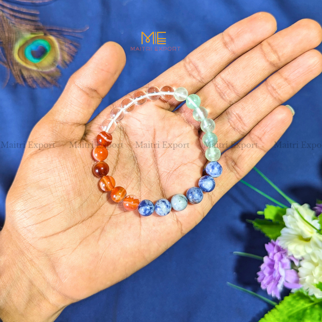 Shine in Education Purpose / Intention Crystal Healing Bracelet-Maitri Export | Crystals Store