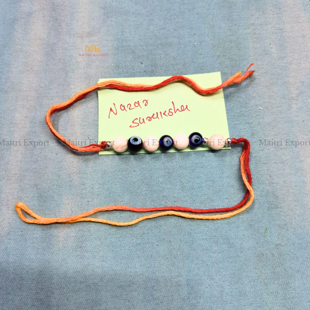 Natural crystal stone purposed rakhi-Maitri Export | Crystals Store