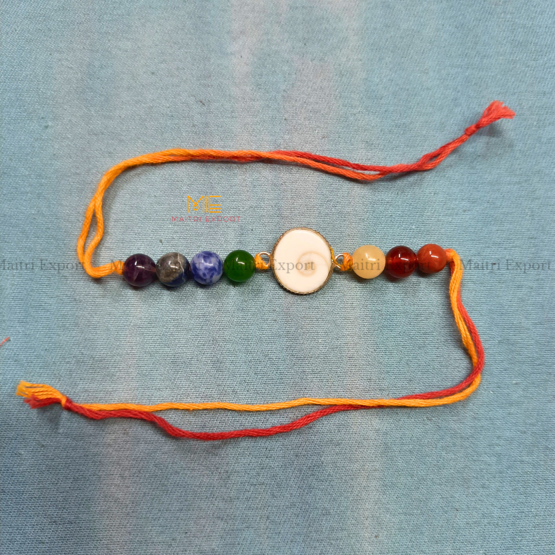 7 chakra rakhis-Maitri Export | Crystals Store